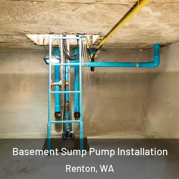  Basement Sump Pump Installation Renton, WA